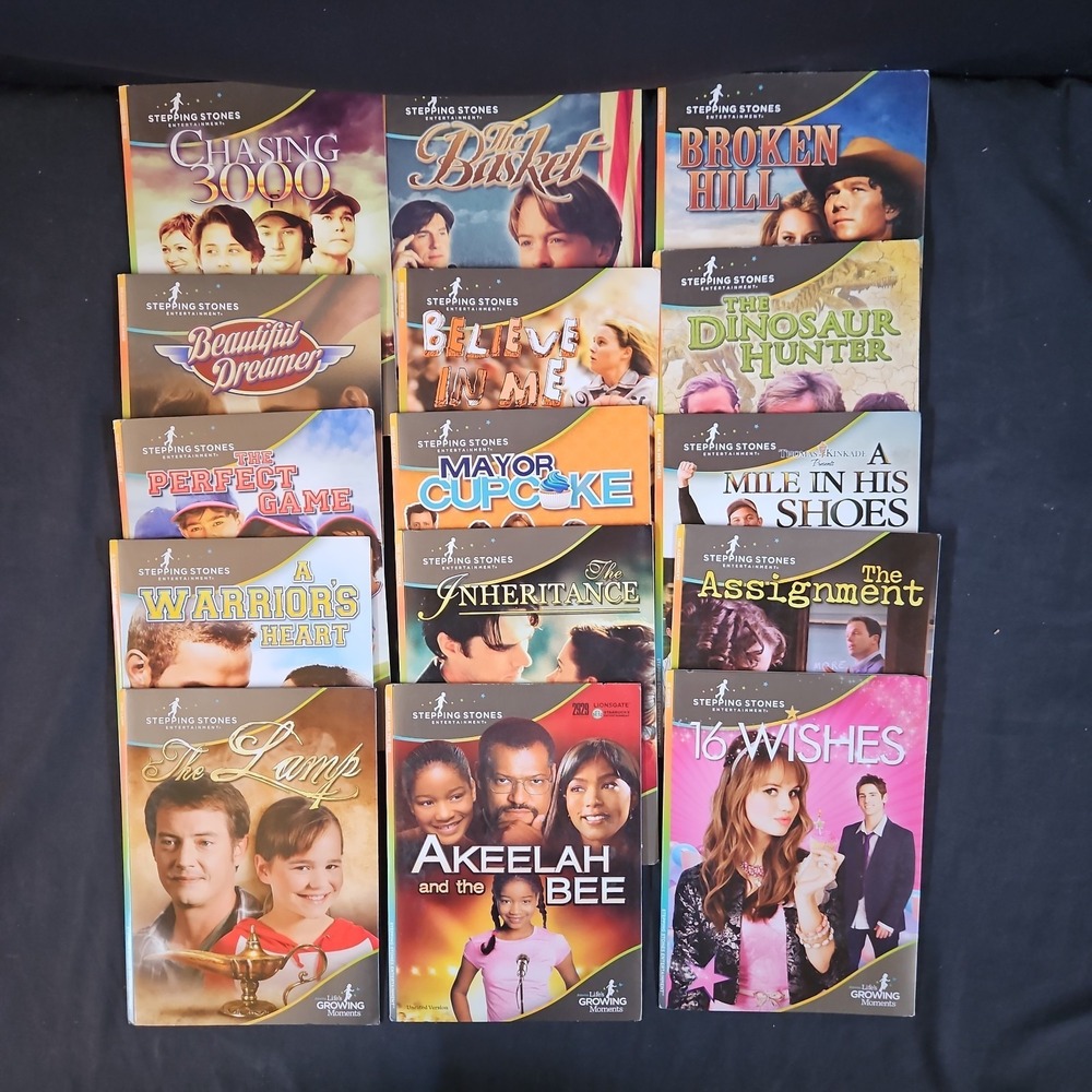 Stepping Stones DVD Set of 15 Movies